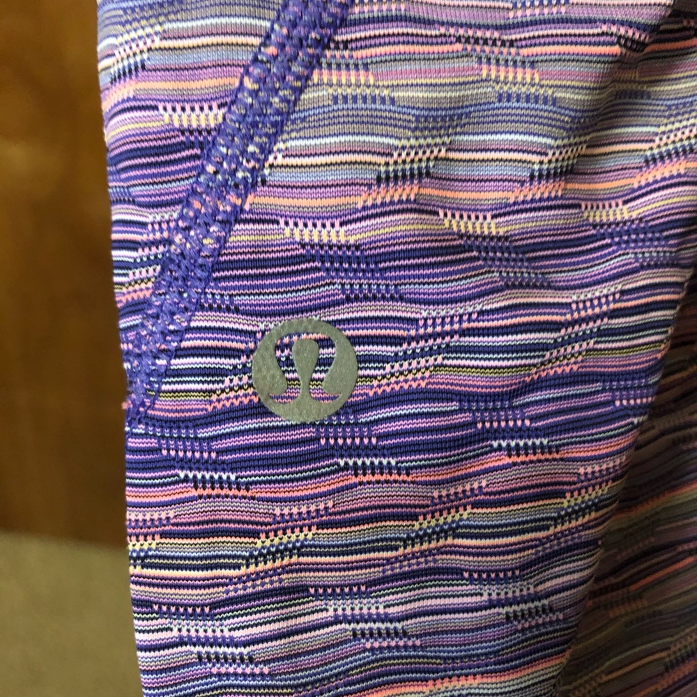 Purple Mesh Lululemon Leggings